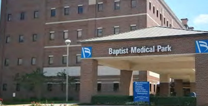 baptist medical parking area