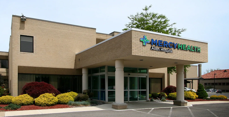 External image of a medical center