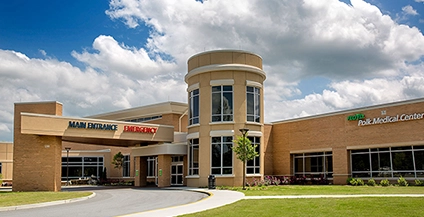 building with yellow cylindrical structure