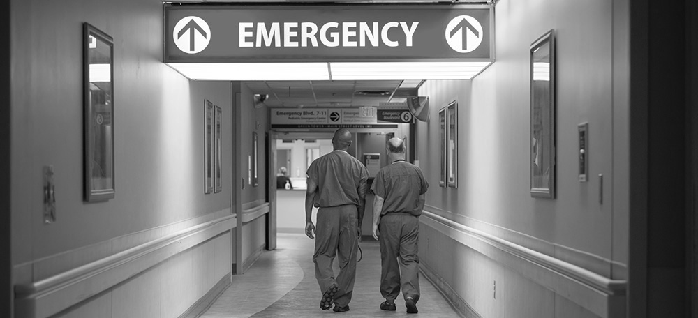 emergency department sign