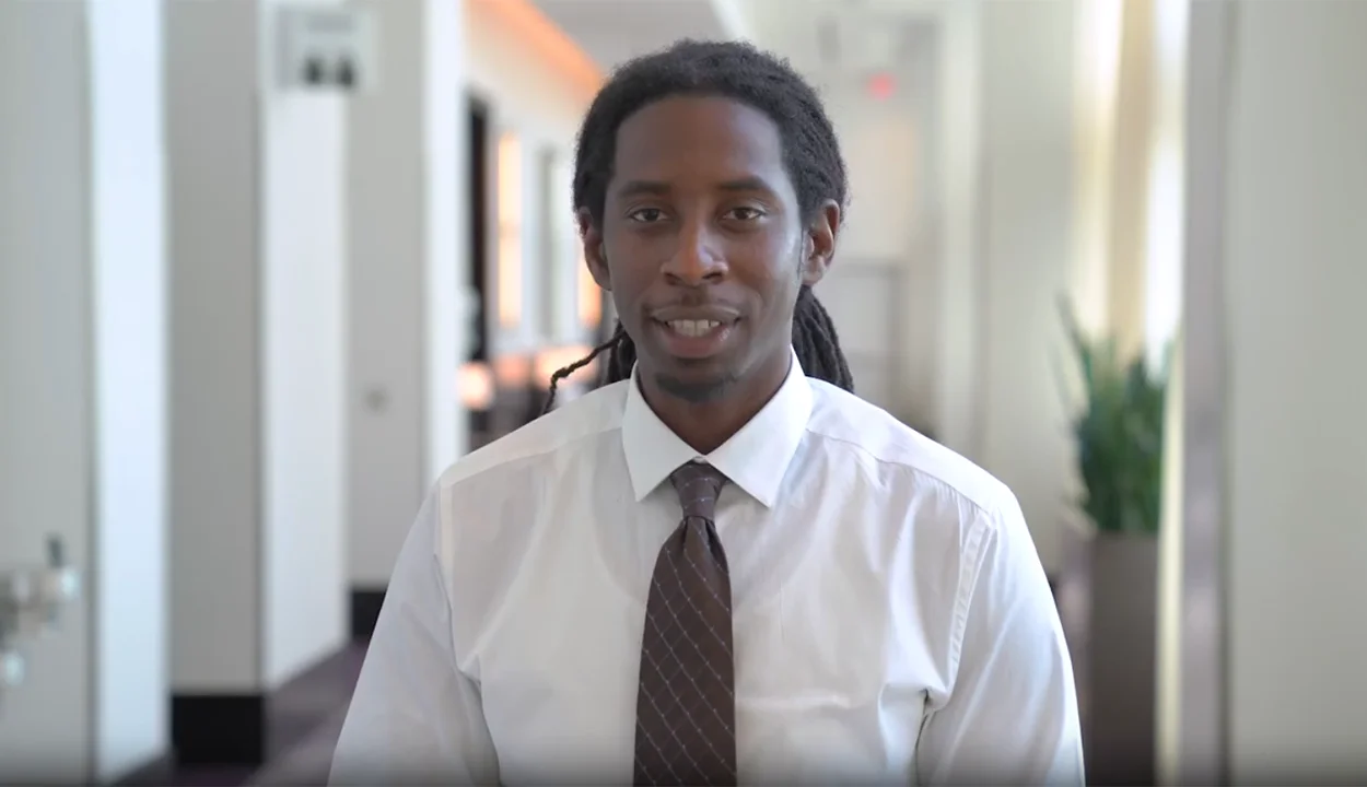 A portrait of an individual.