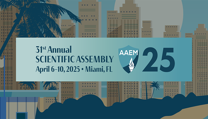 Illustration of a city skyline with palm trees in Miami. Text reads, 